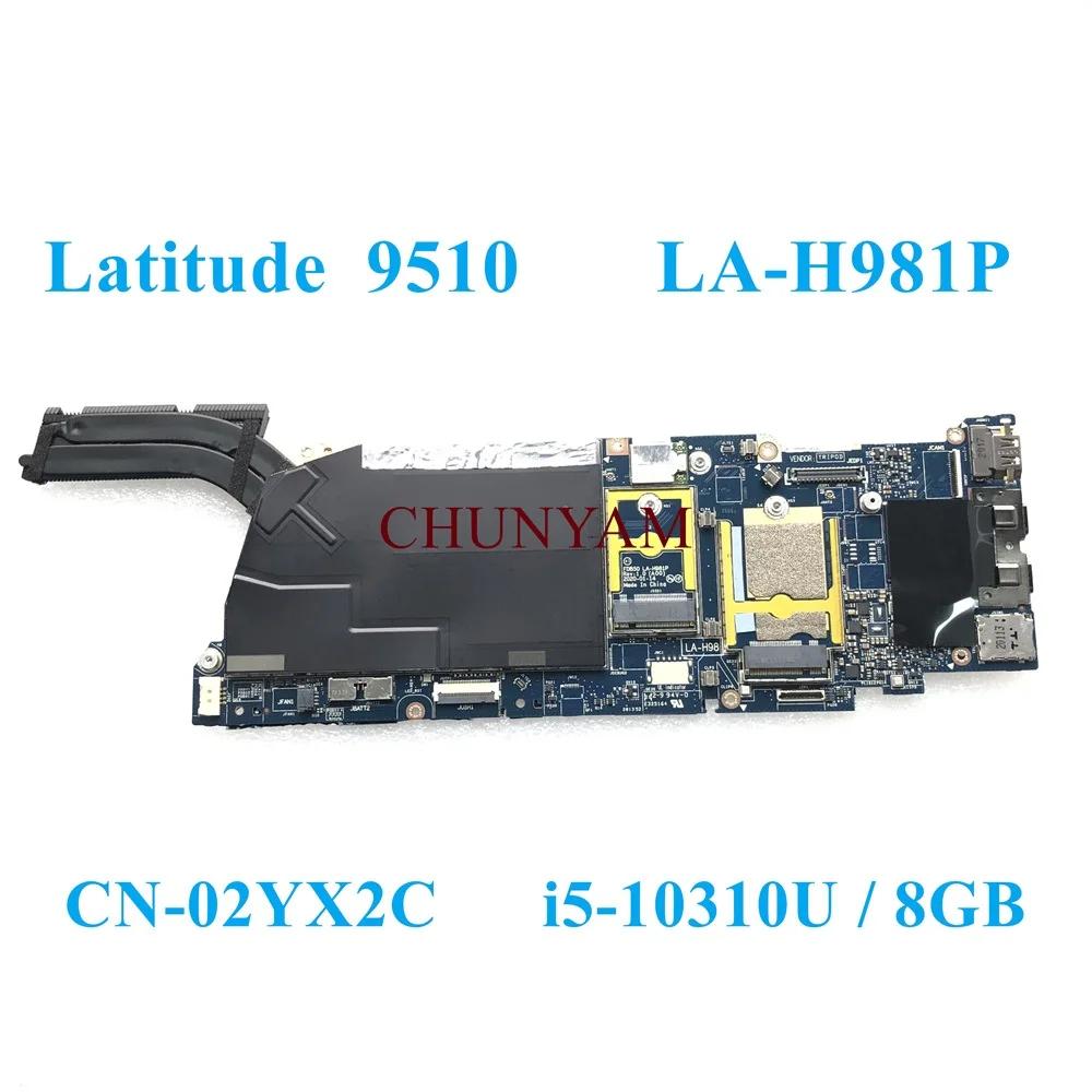 LA-H981P 2YX2C Dell Latitude 9510 i5-10310U 8GB CPU Ʈ   CN-02YX2C   100% ׽Ʈ